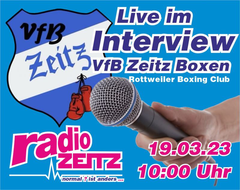 Die Morningshow - Live im Interview der VfB Zeitz Boxen